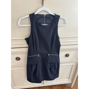 Nanette Lepore Black Secret Agent Dress Size 2 Cocktail‎ Pleated NWT $332